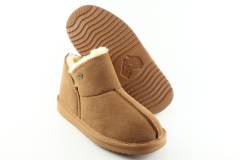 Pantoffels Dames pantoffels Warmbat Willow.Cognac 321025-43. Direct leverbaar uit de webshop van Reese Schoenmode.