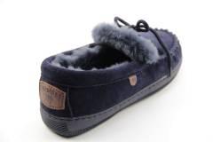 Pantoffels Dames pantoffels Warmbat Koala.Navy 341045-33. Direct leverbaar uit de webshop van Reese Schoenmode.