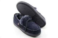 Pantoffels Dames pantoffels Warmbat Koala.Navy 341045-33. Direct leverbaar uit de webshop van Reese Schoenmode.